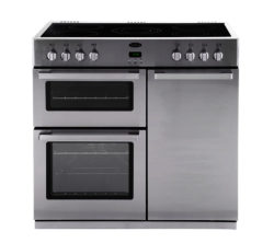 Belling DB4 90E Professional Electric Ceramic Range Cooker - Stainless Steel